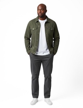 Set chamarra denim Indicum Denim de mezclilla con bolsillos para hombre
