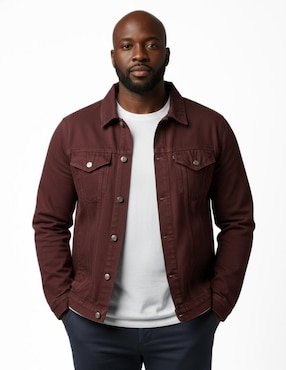 Set chamarra denim Indicum Denim de mezclilla con bolsillos para hombre