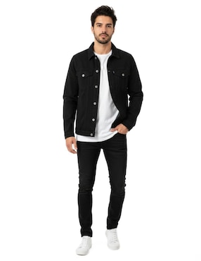 Set chamarra denim Indicum Denim de mezclilla con bolsillos para hombre