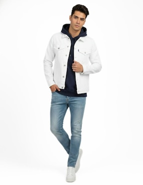 Set chamarra denim Indicum Denim de mezclilla con bolsillos para hombre