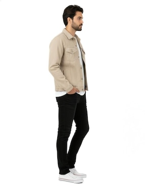 Set chamarra denim Indicum Denim de mezclilla con bolsillos para hombre
