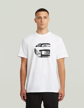 Playera G-Star cuello redondo para hombre