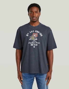 Playera G-Star cuello redondo para hombre
