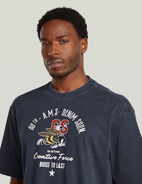 Playera G-Star cuello redondo para hombre