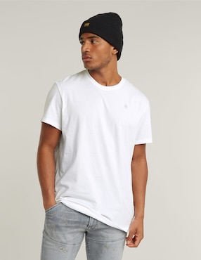 Playera G-Star cuello redondo para hombre