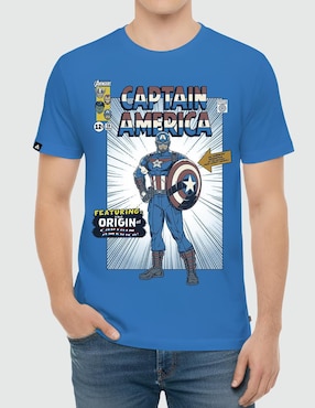 Playera Disney Marvel cuello redondo para hombre
