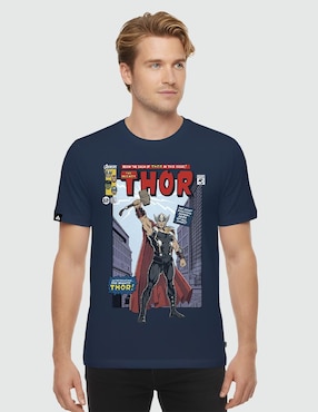 Playera Disney Marvel cuello redondo para hombre