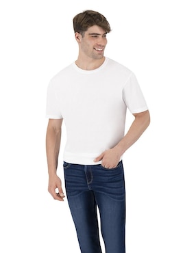 Set Playera Indicum Denim Cuello Redondo Para Hombre