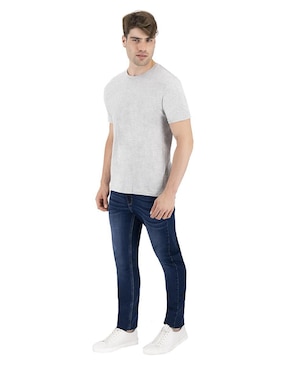 Set Playera Indicum Denim Cuello Redondo Para Hombre