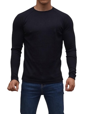 Gris Suéter Casual Versátil De Cuello Alto De Color Liso Sueter Hombre |  Linio Perú - GE006FA1684NILPE