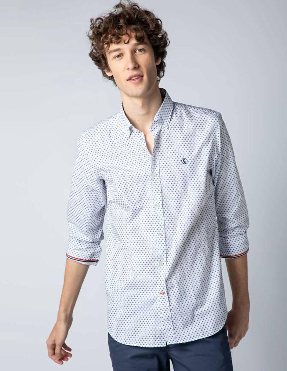 Camisa casual El Ganso corte regular fit con diseño gráfico en Liverpool