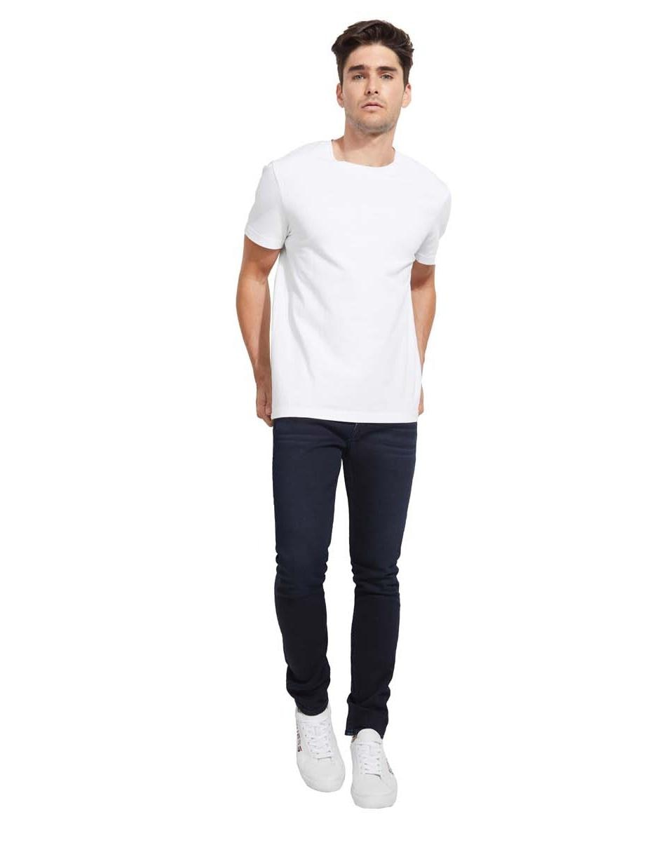 Jeans skinny lavado obscuro para hombre 5