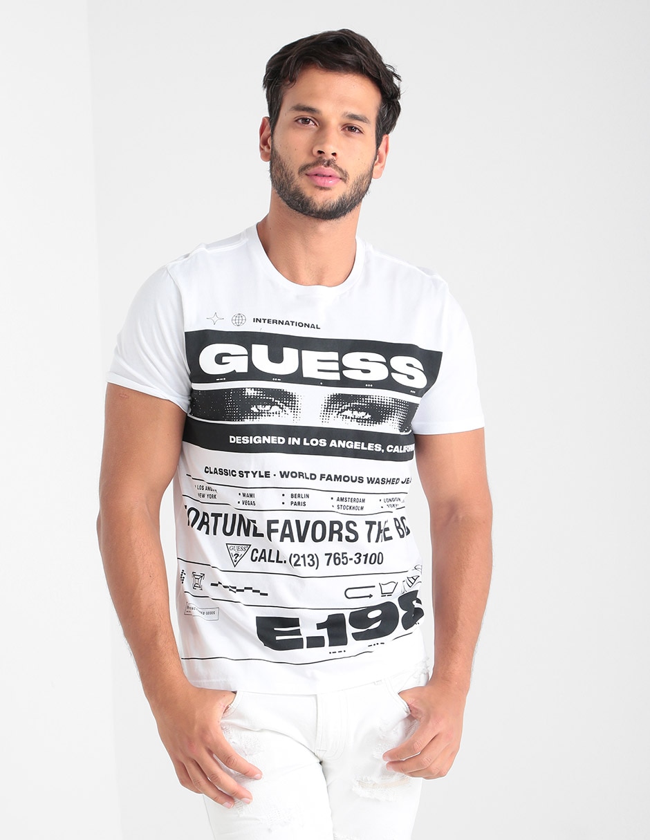 playeras guess para hombre