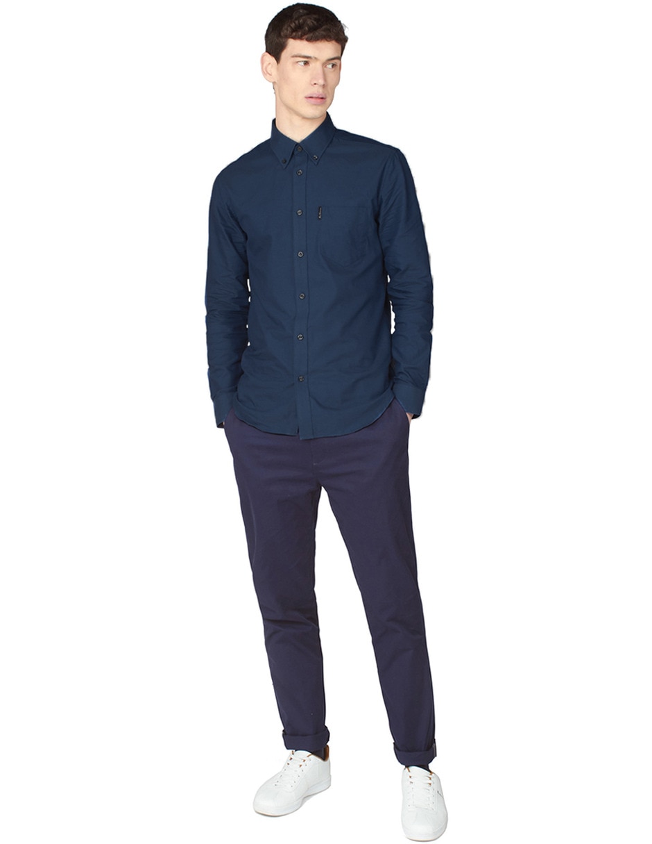 CAMISA BEN SHERMAN 65, XL, AZUL MARINO