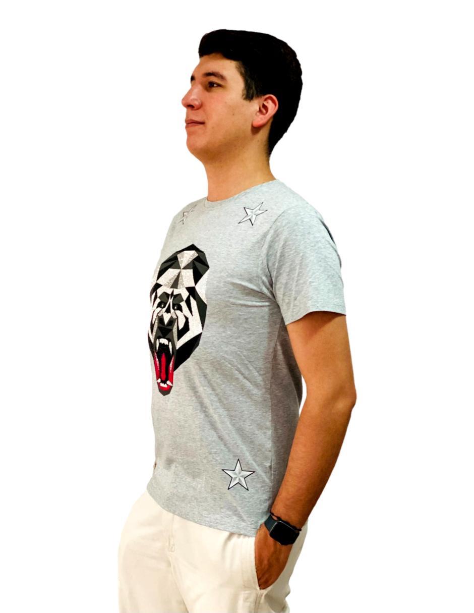 Playera cuello redondo para hombre 2