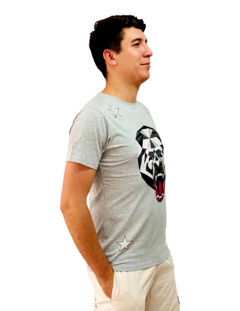 Playera cuello redondo para hombre 3