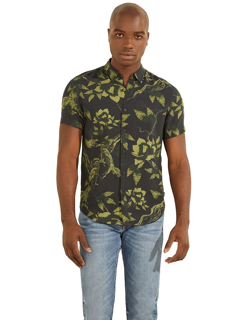 Camisa casual Guess manga corta para hombre en Liverpool