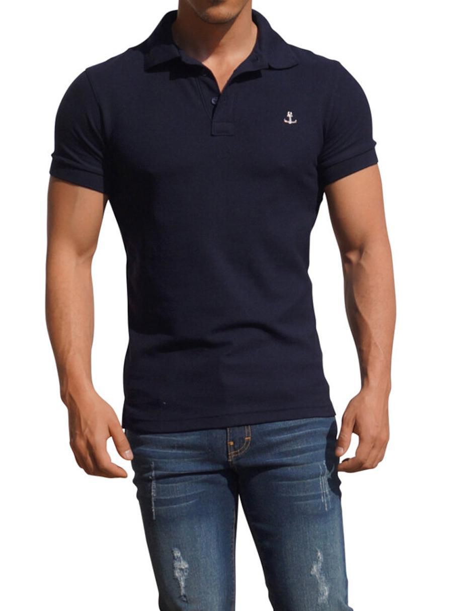 Playera tipo polo John Leopard para hombre