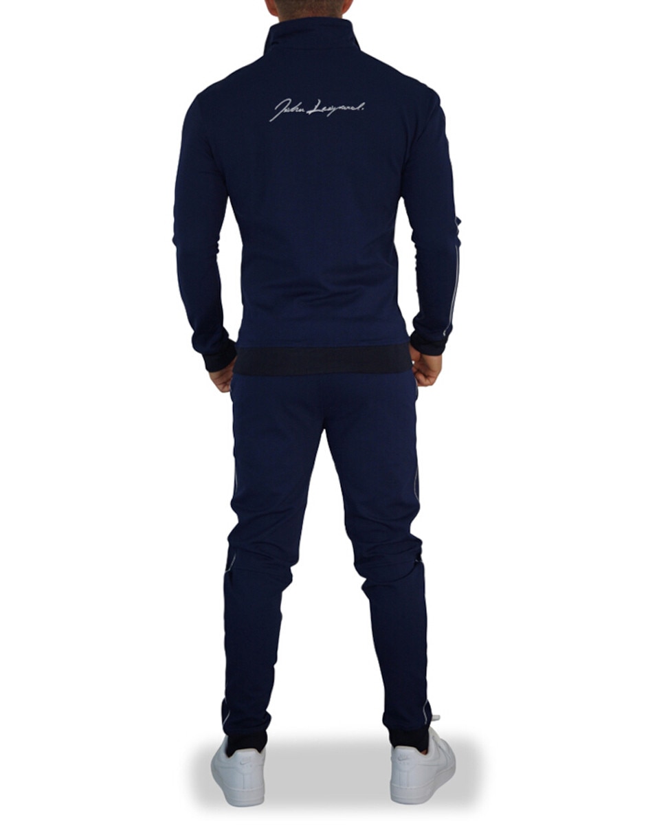 Conjunto pants ajustado John Leopard con jareta para hombre