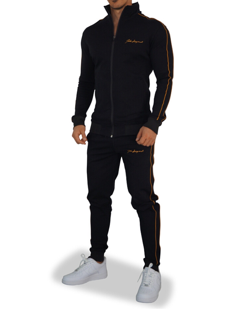 Conjunto deportivo regular con elástico para hombre Conjunto deportivo regular con elástico para hombre