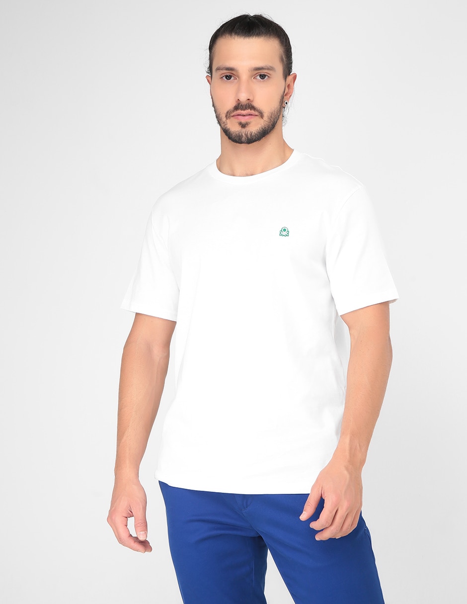 Playera Benetton cuello redondo para hombre