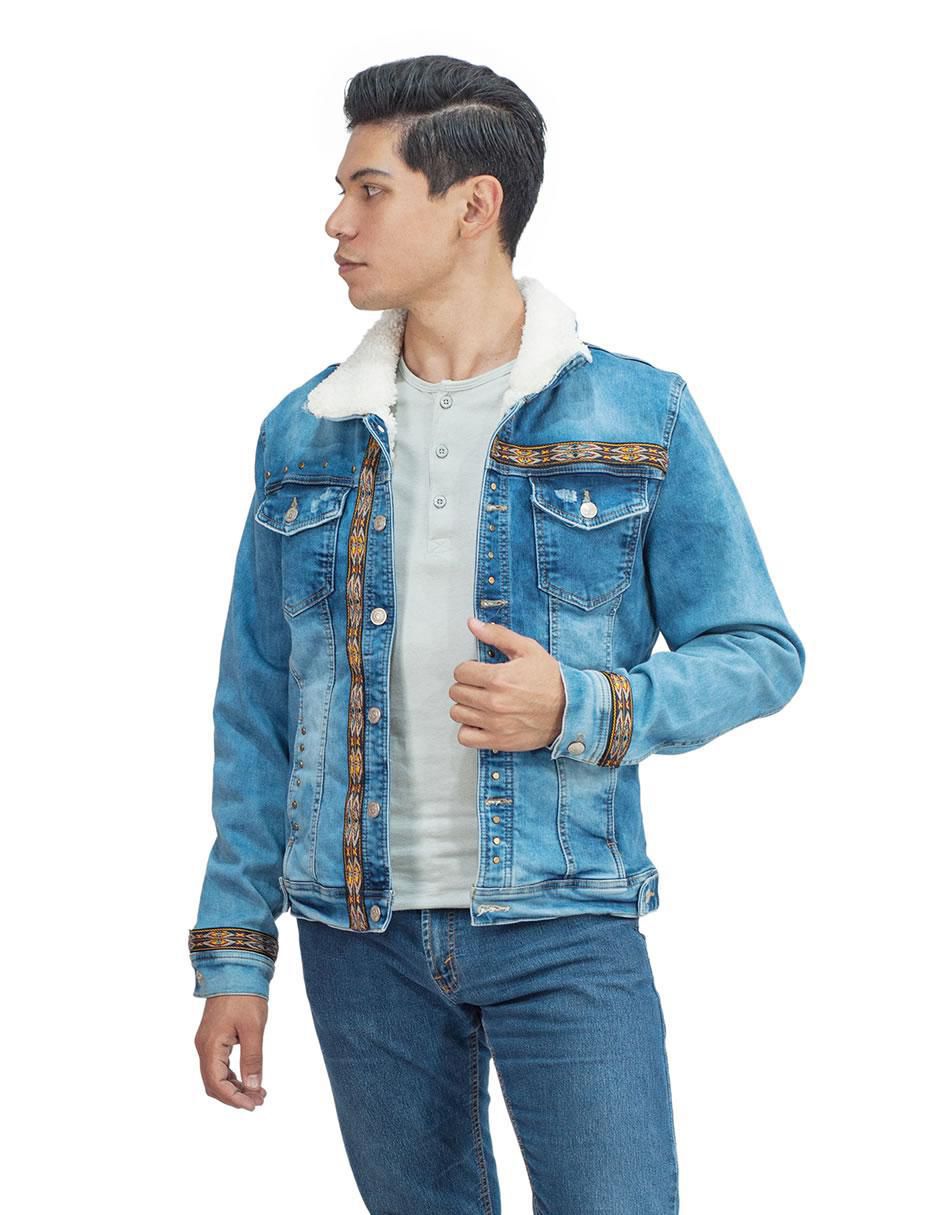 Chamarra de mezclilla para hombre