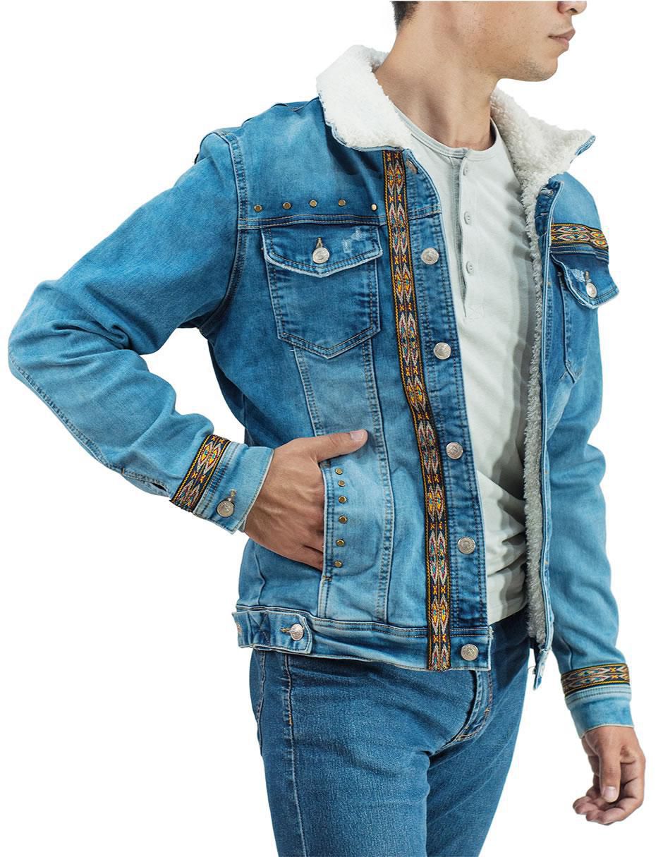 Chamarra de mezclilla para hombre 4