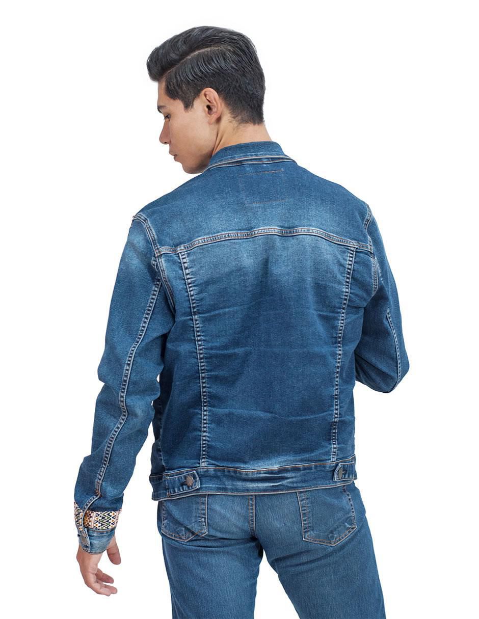Chamarra de mezclilla para hombre 2