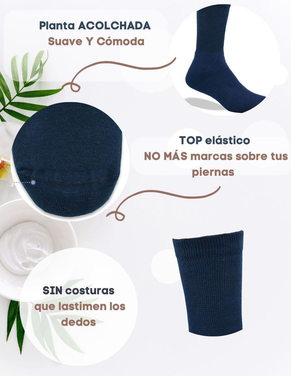 Set de calcetín de algodón para hombre 6 pares 3