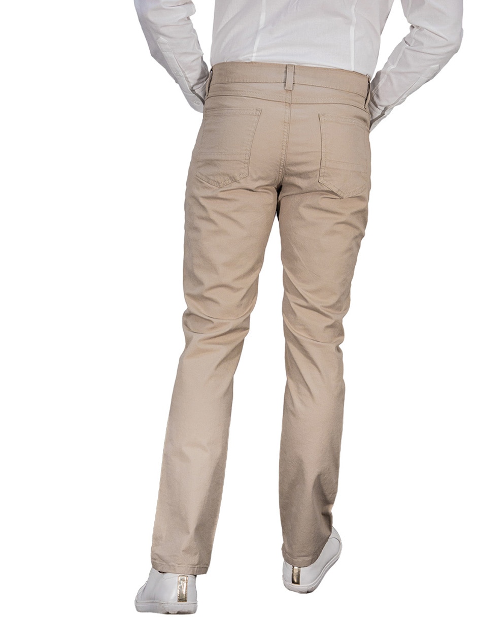 Pantalón chino slim de algodón para hombre 2