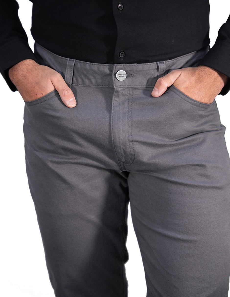 Pantalón slim de algodón para hombre 4