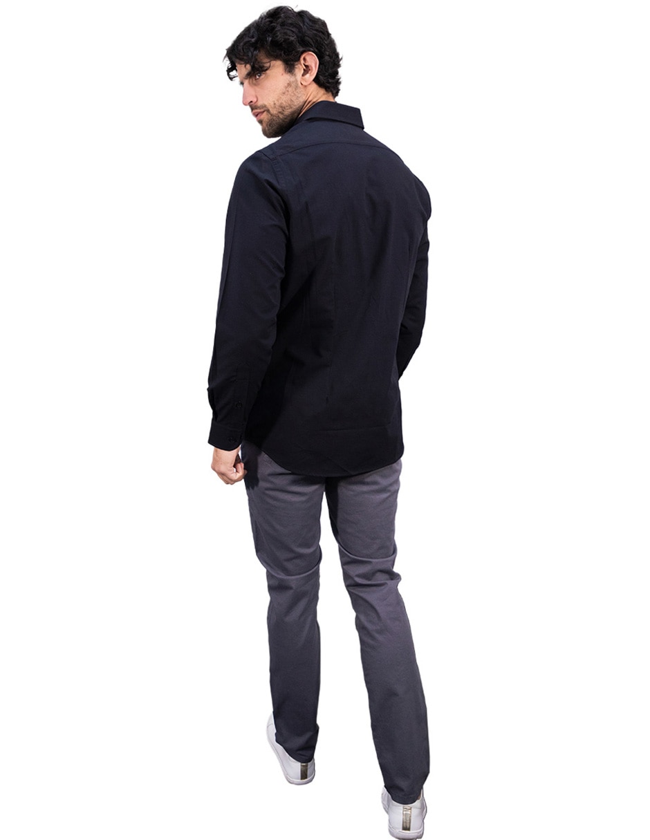 CAMISA KENNETH COLE KCBASCA, CH, NEGRO