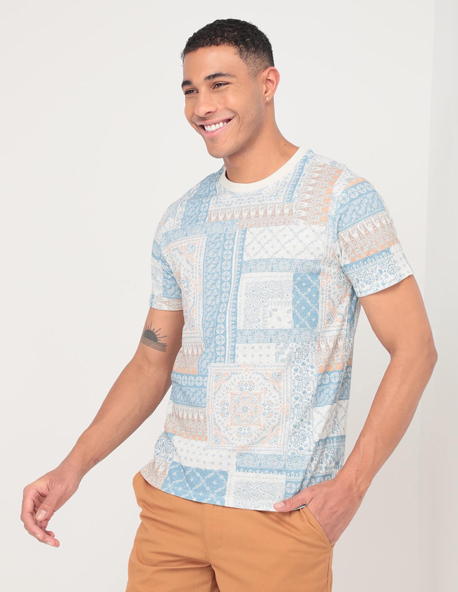 Playera Guess cuello redondo para hombre