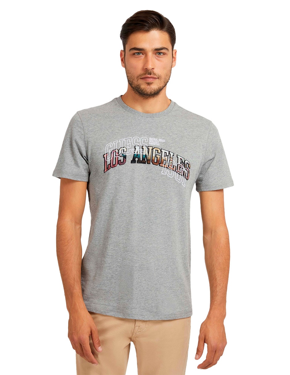 Playera Guess cuello redondo para hombre