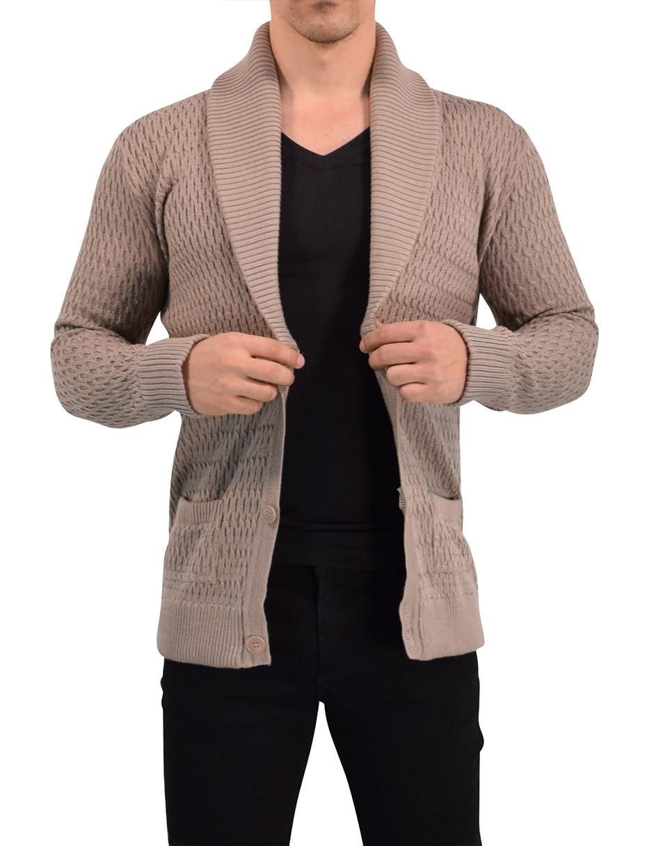 Suéter cuello V para hombre 4