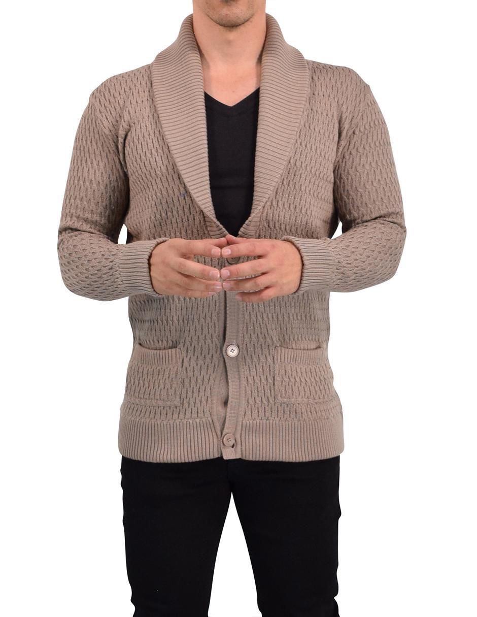 Suéter cuello V para hombre 7