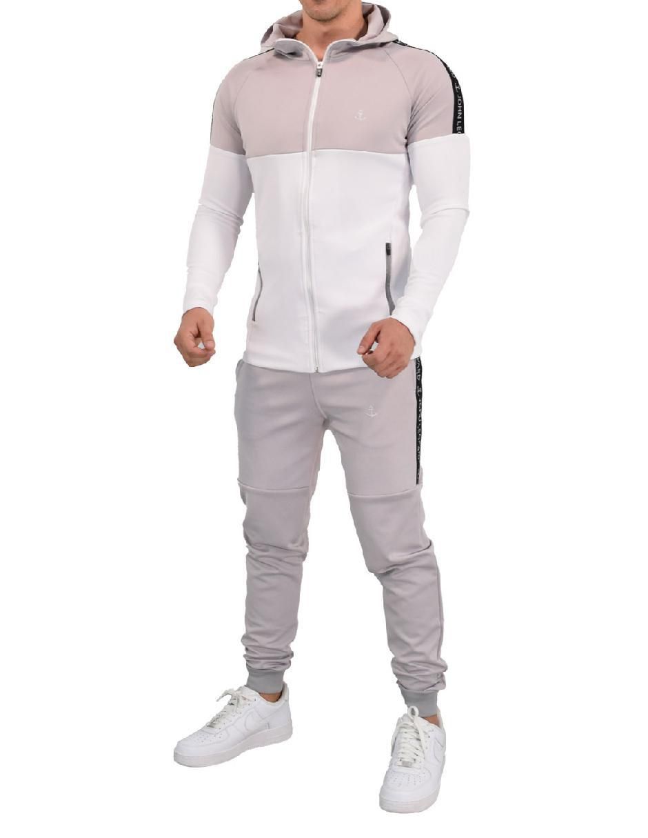 Conjunto deportivo regular con elástico para hombre Conjunto deportivo regular con elástico para hombre