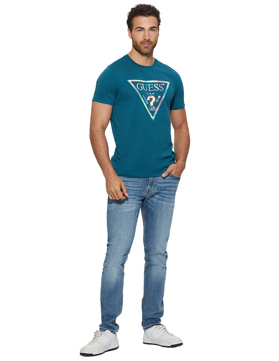 Playera Guess cuello redondo para hombre