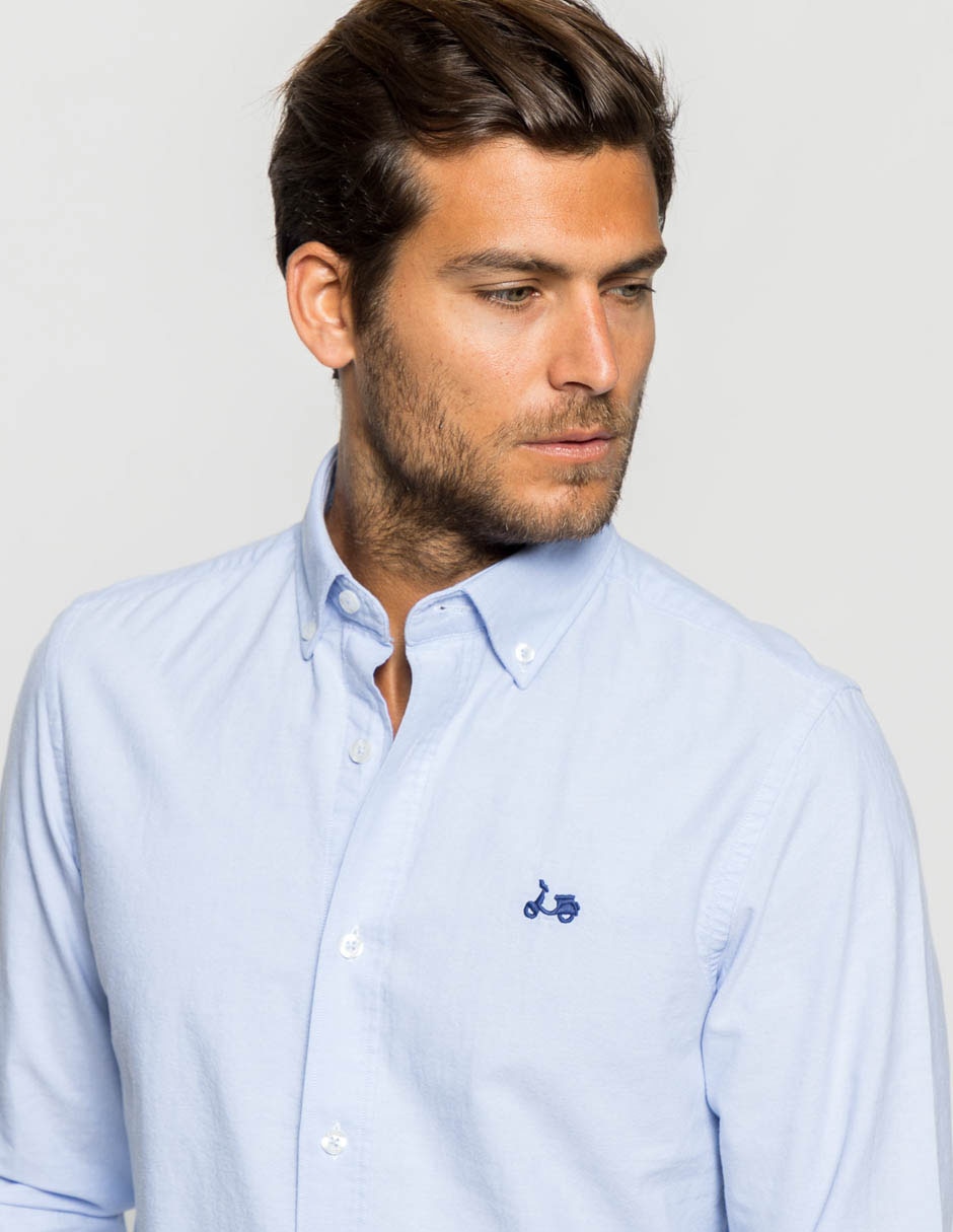 Camisa casual de algodón manga larga para hombre 3