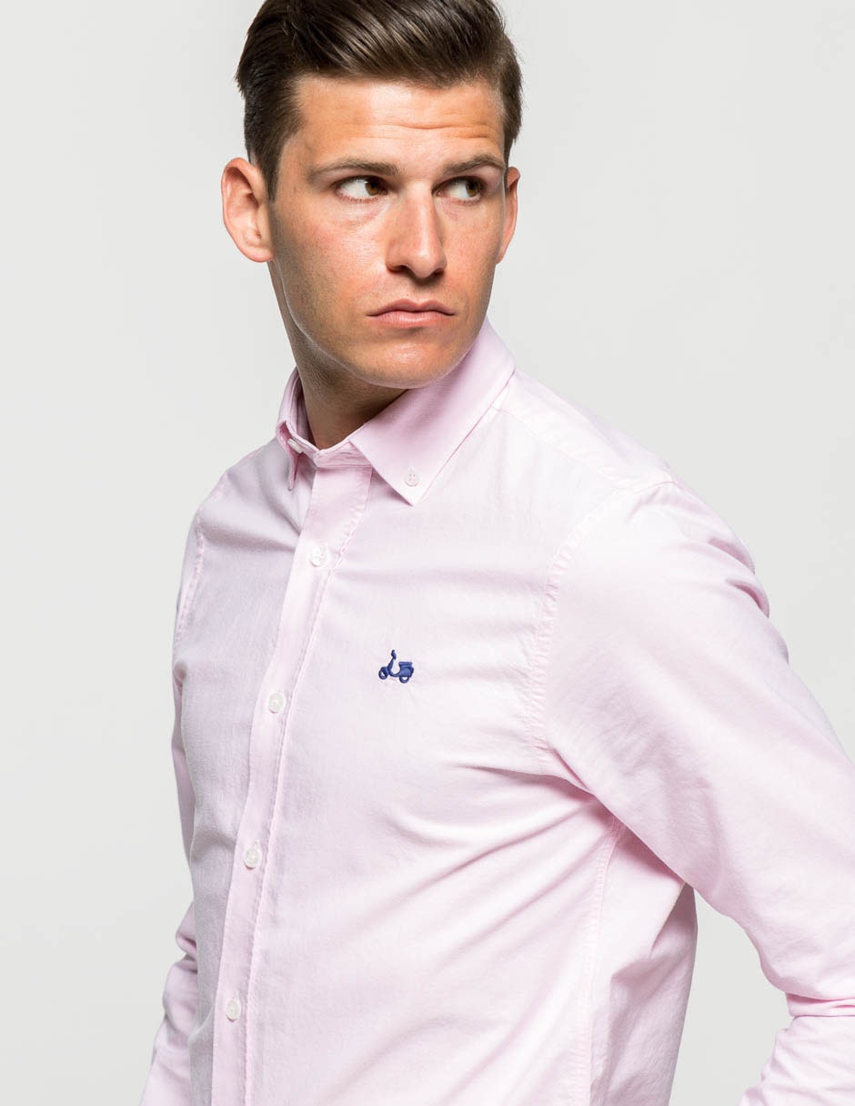 Camisa casual de algodón manga larga para hombre 3