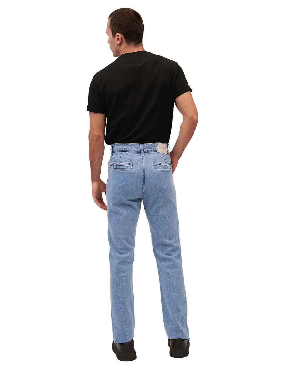 Jeans slim lavado claro para hombre 2