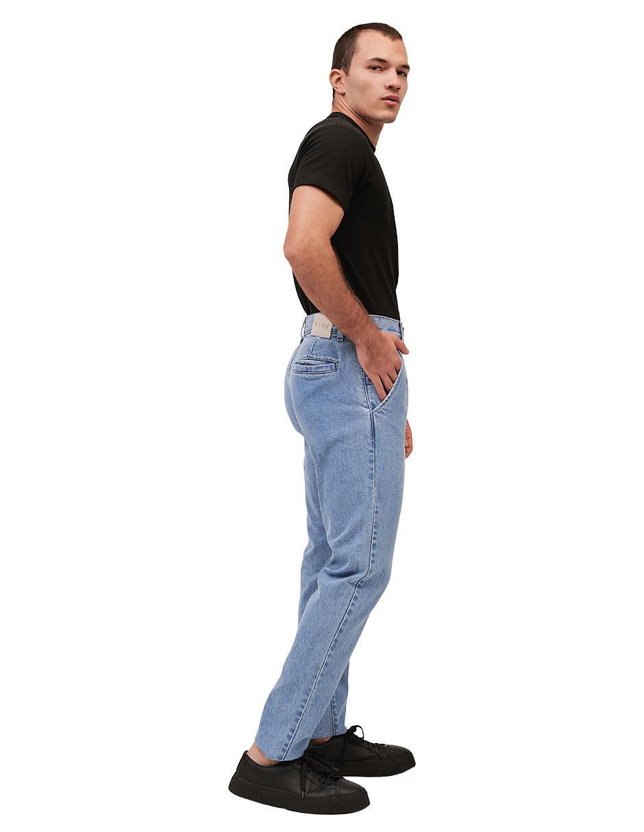 Jeans slim lavado claro para hombre 3