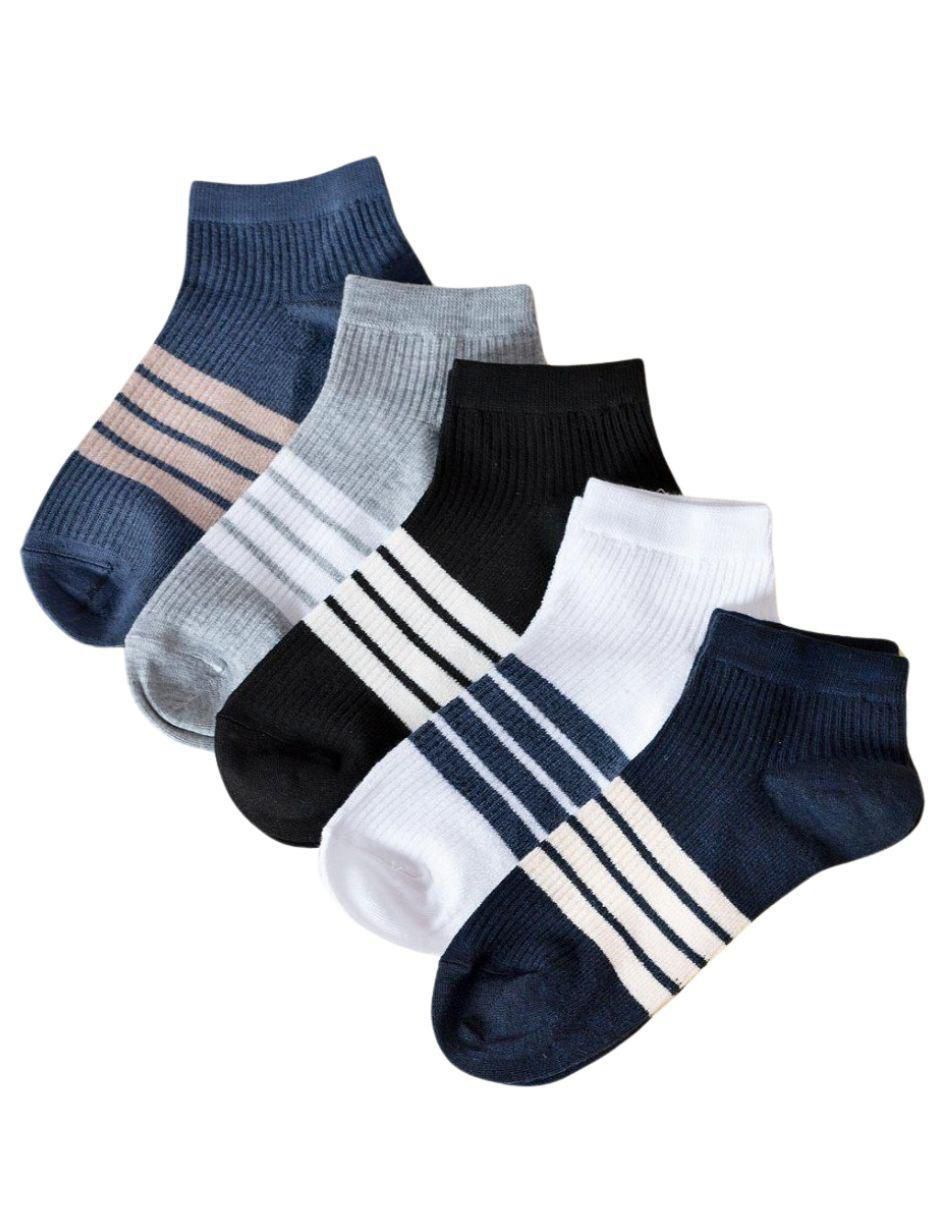 Set de calcetín comfort de algodón para hombre 5 pares