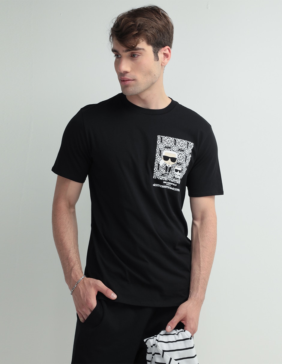Playera Karl Lagerfeld Paris cuello redondo para hombre