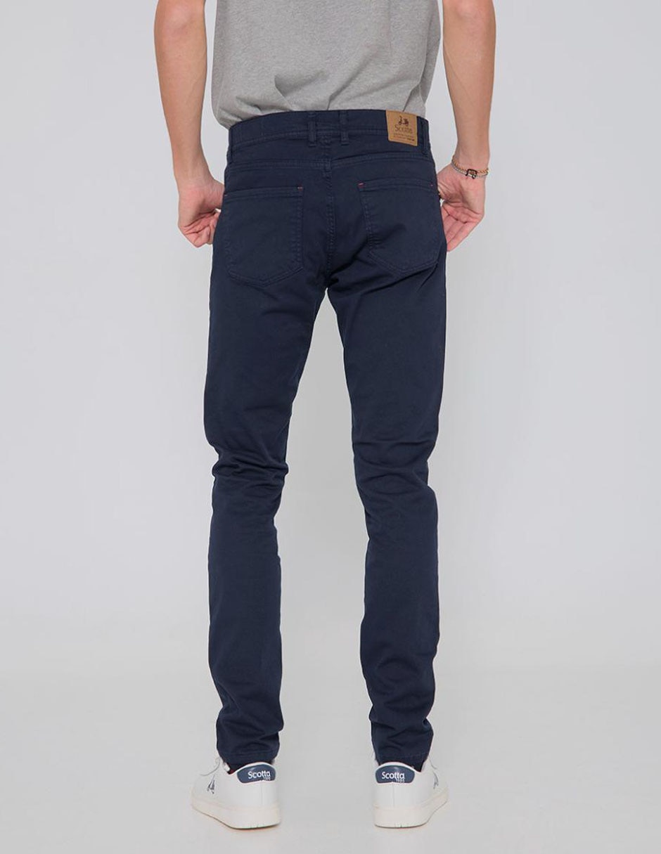 Pantalón recto de algodón para hombre 2