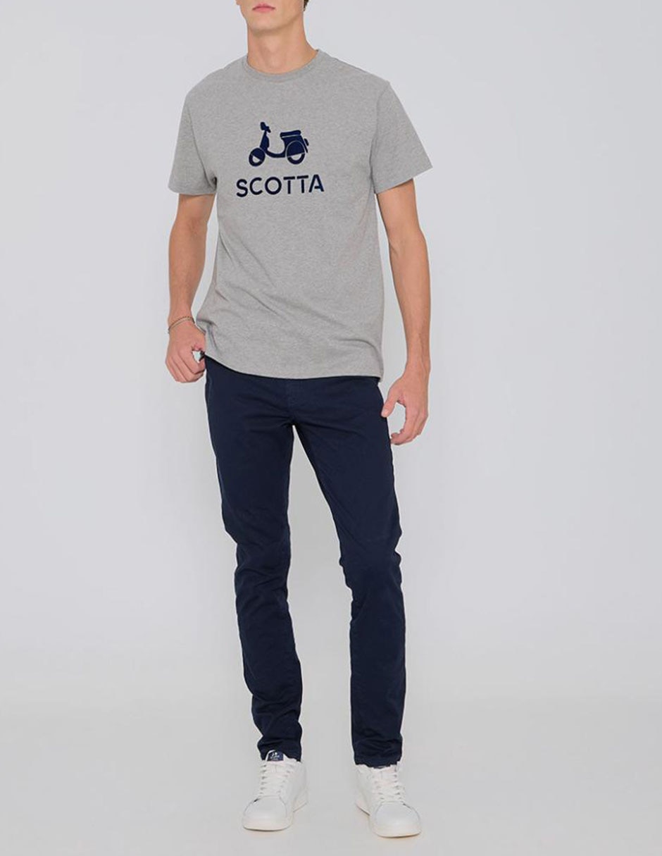 Pantalón recto de algodón para hombre 3