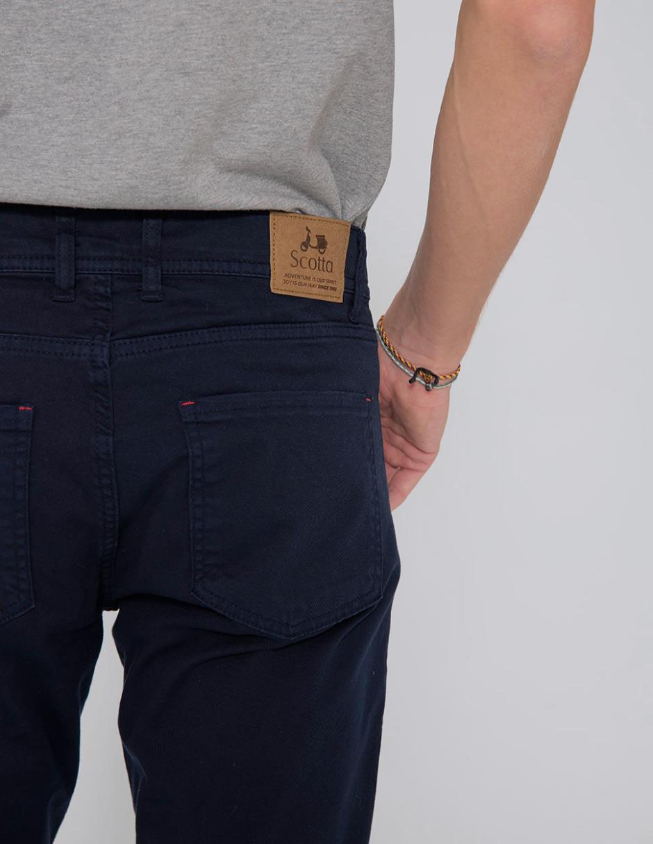Pantalón recto de algodón para hombre 5