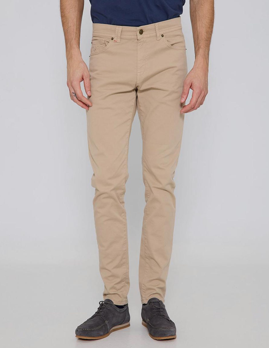 Pantalón recto de algodón para hombre Pantalón recto de algodón para hombre