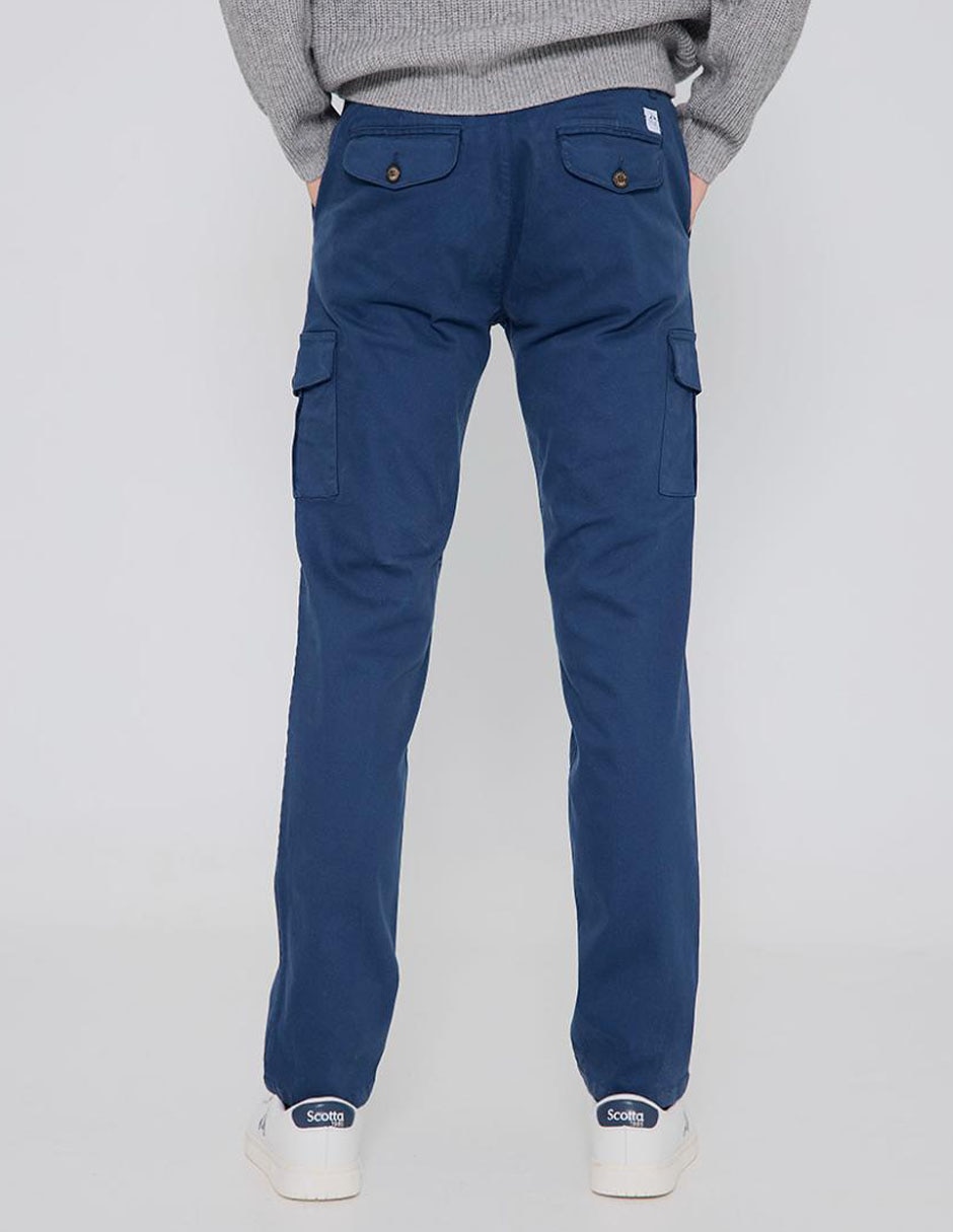 Pantalón recto de algodón para hombre 2