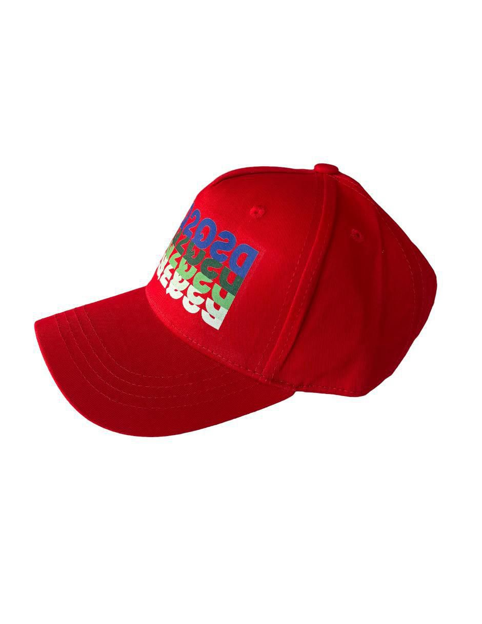 Gorra con visera curva Dquared Red para hombre 5